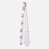 ROZE SCHATTIGE BLOEMEN STROPDAS (Achterkant)