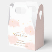 Roze Schattige Cloud Nine Meisje Baby shower Bedankdoosjes (Geopend)