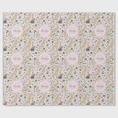 Roze, Schattige & Curvy St. Patrick's Day Tissue P Cadeaupapier (Vlak)