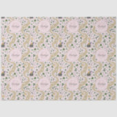 Roze, Schattige & Curvy St. Patrick's Day Tissue P Tissuepapier (Voorkant)
