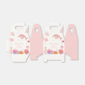 Roze Schattige onder het Zee Dolphin Girl Baby sho Bedankdoosjes (Uitgevouwen)