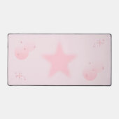 Roze Schattigee esthetische sprankeling Bureaumat (Voorkant)