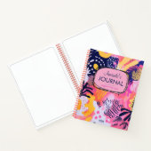 Roze Schattigee Girly School Sociale Angst Doodles Notitieboek (Binnen)