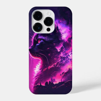 Roze Schattigee kat iPhone 14 Plus Hoesje