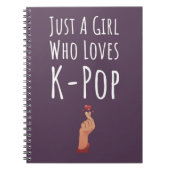 Roze Schattigee Kpop Cadeaus voor Meisjes Lover Fi Notitieboek (Voorkant)