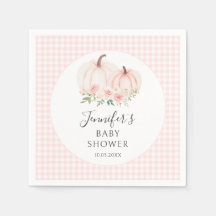 Roze Schattigee Little Pumpkin Gingham Baby Girl S