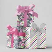 Roze Schattigee Paisley Print Modern Pattern Inpakpapier Vel