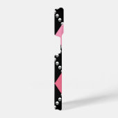 Roze schedel Argyle iPhone Hoesje (Rechterkant)