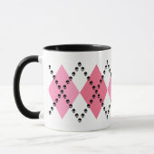 Roze schedel Argyle Mok (Links)