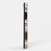 Roze schedel en kruisbeenderen Case-Mate iPhone case (Achterkant/rechts)