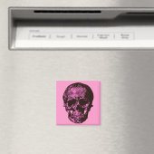 Roze schedel magneet (Insitu (Vaatwasser))