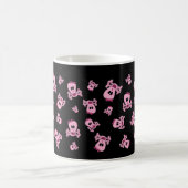 Roze schedel met de Mok Bow en Crossbones (Center)