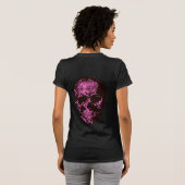Roze schedel t-shirt (Achterkant volledig)