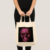Roze schedel tote bag (Voorkant (product))