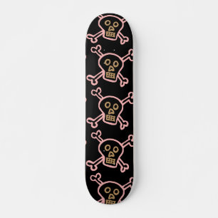 ROZE Schedels & Kruisbenen Meisjes SKATEBOARDS