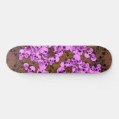 Roze schedels persoonlijk skateboard (Horizontaal)
