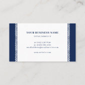 Roze scheeps- en scheepswielpatroon visitekaartje (Achterkant)