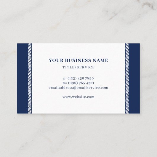 Roze scheeps- en scheepswielpatroon visitekaartje (Achterkant)