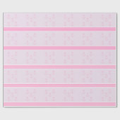Roze scheepsankers cadeaupapier (Vlak)