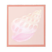 Roze Schelp 3 Notitieblok (Voorkant)