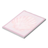 Roze Schelp 4 Notitieblok (Linkerzijde)