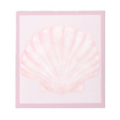 Roze Schelp 4 Notitieblok (Voorkant)