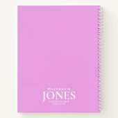 Roze schets notitieboek (Achterkant)