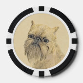 Roze schilderijen in Brussel - Oorspronkelijke hon Poker Chips (Voorkant)