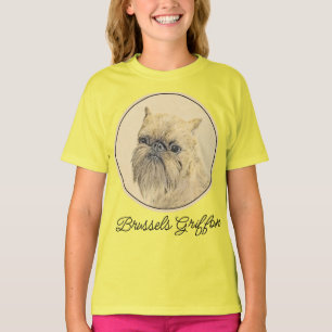Roze schilderijen in Brussel - Oorspronkelijke hon T-shirt