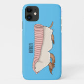 Roze schildklier cartoon Case-Mate iPhone case (Achterkant)