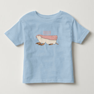 Roze schildklier cartoon kinder shirts