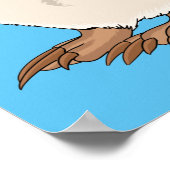 Roze schildklier cartoon poster (Hoek)