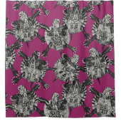 roze schildpad douchegordijn (Voorkant)