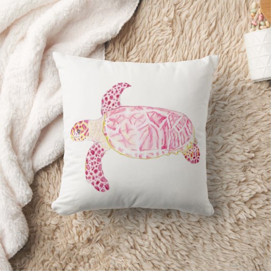 Roze schildpad kussen (Deken)