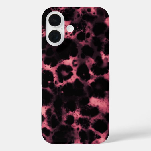 Roze Schildpad Schildpad Sneeuw Leopard Print Case-Mate iPhone Case (Achterkant)