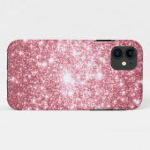 Roze schittering Case-Mate iPhone case (Achterkant (horizontaal))