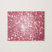 Roze schittering legpuzzel (Horizontaal)