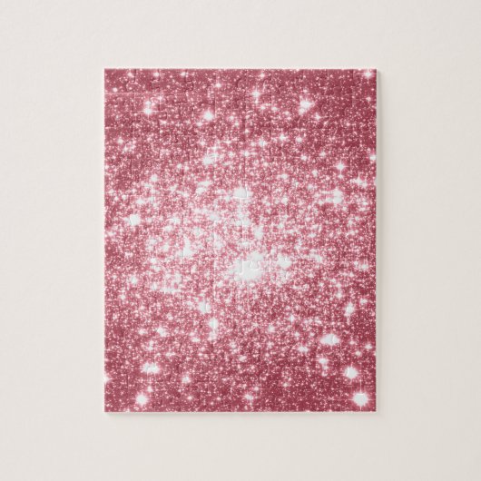 Roze schittering legpuzzel (Verticaal)