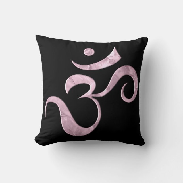 Roze schittering Om  Kussen (Voorkant)