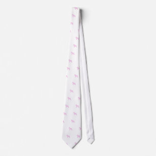 Roze Schnauzer Stropdas