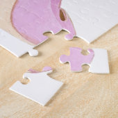 Roze schoen legpuzzel (Zijkant)