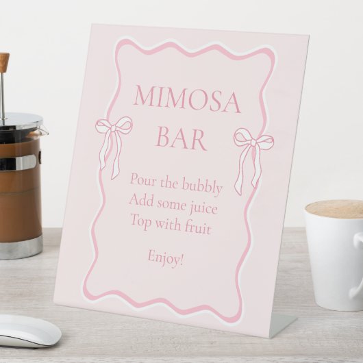 Roze Schoenen Het binden van de Knoop Vrijgezellen Reclamebord Met Voetstuk (Insitu)