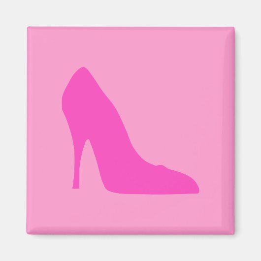Roze schoenen magneet (Voorkant)