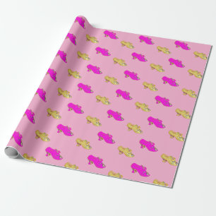 Roze  Schoenen Modieus Cadeaupapier