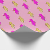 Roze  Schoenen Modieus Cadeaupapier (Hoek)