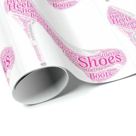 Roze schoepen koppen cadeaupapier voor cadeautjes (Rol Hoek)