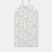 Roze Schommelend Paard Meisje Baby Shower Cadeaulabel (Achterkant)