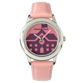 roze school studenten meisje mode horloge