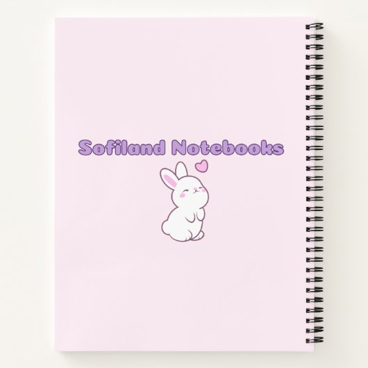 Roze school 🌷🌸✨voor haar💗 notitieboek (Achterkant)