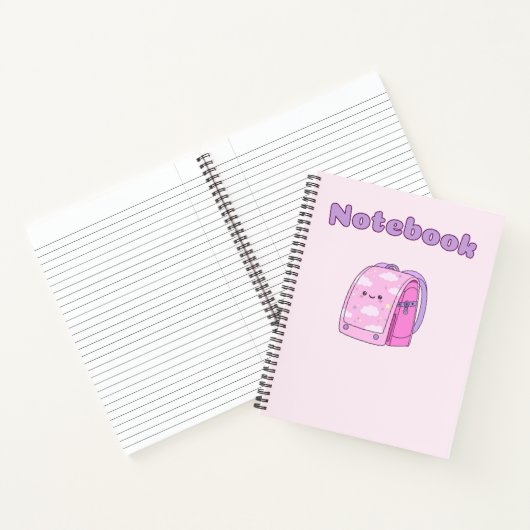 Roze school 🌷🌸✨voor haar💗 notitieboek (Binnen)